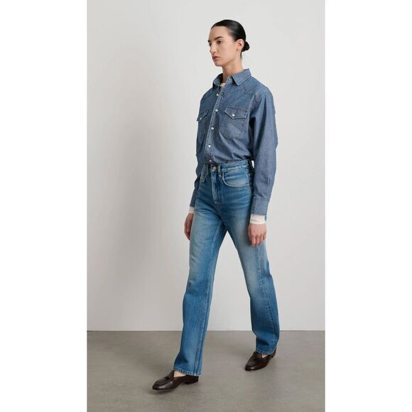 B Sides Louis Long Straight Jeans in Hyde Wash‎ NWT - Picture 2 of 7